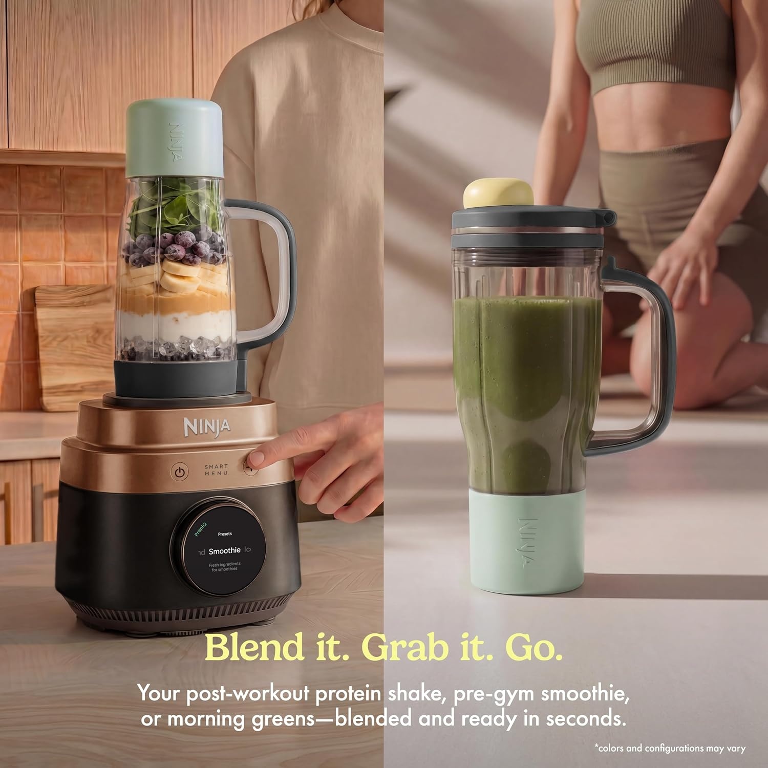 image:imageNinja CrushBOSS 3in1 Blender amp Food Processor 1850PW LB401BLEmerald Green