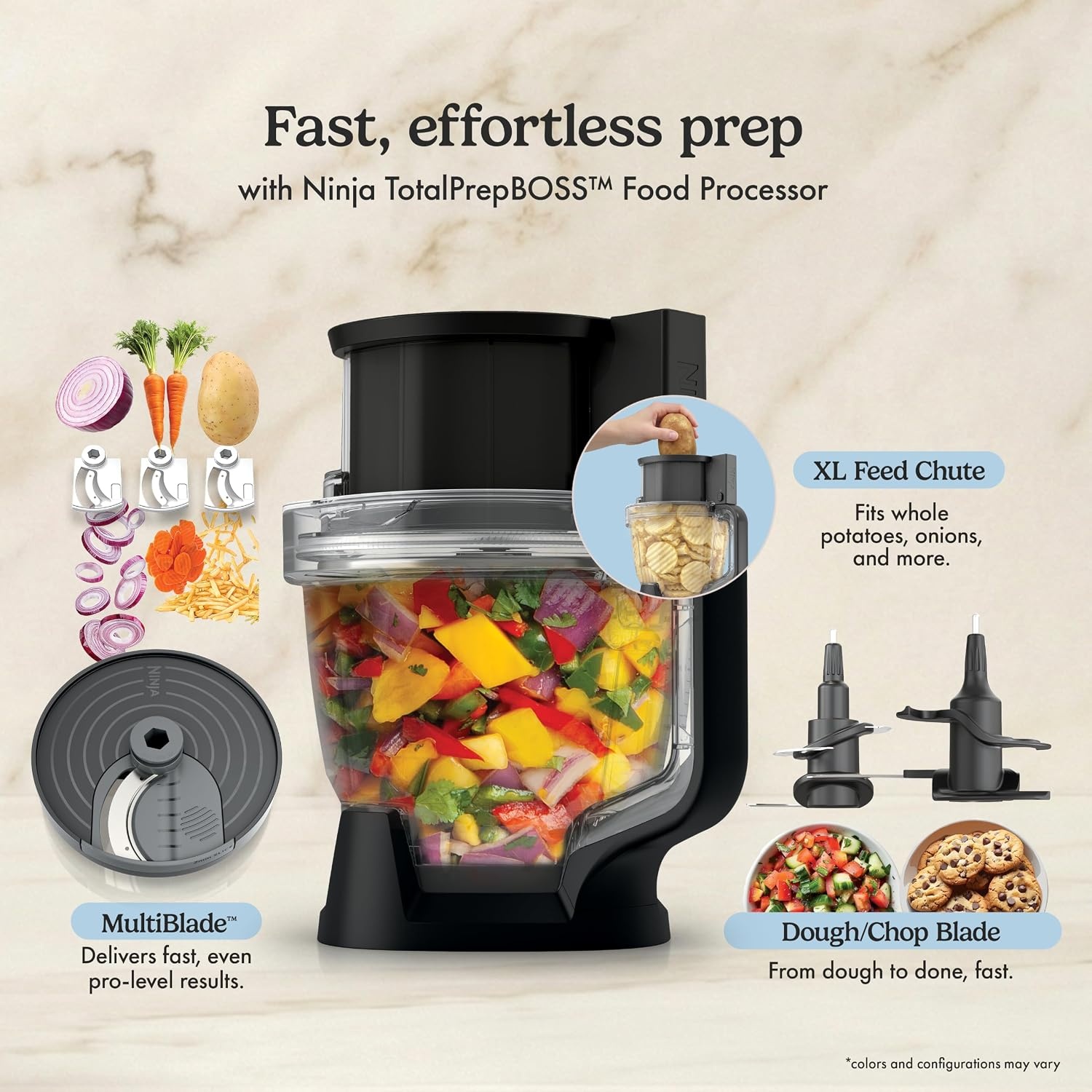 image:imageNinja CrushBOSS 3in1 Blender amp Food Processor 1850PW LB401BLOnyx