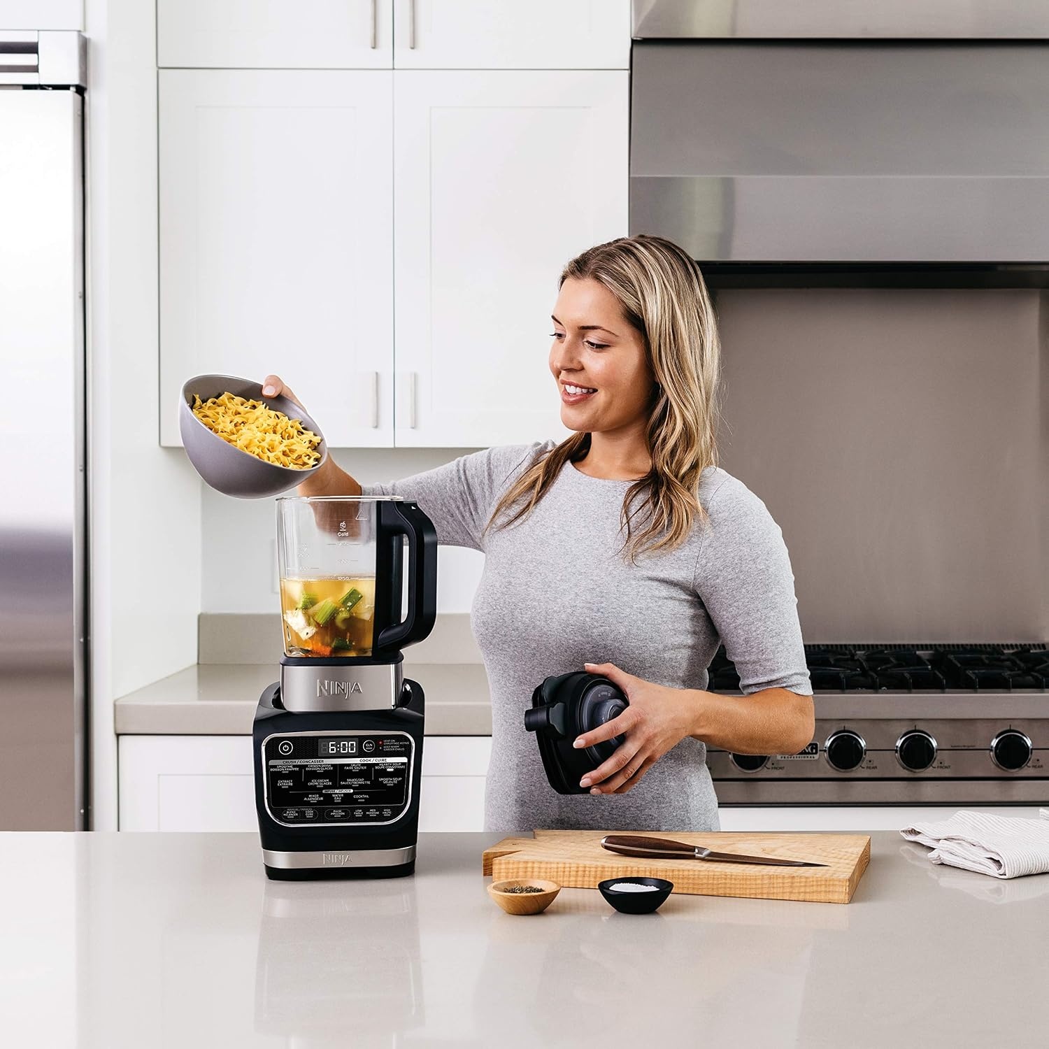 image:imageNinja HB150CHB152 Foodi HeatiQ Blender 64 oz Black