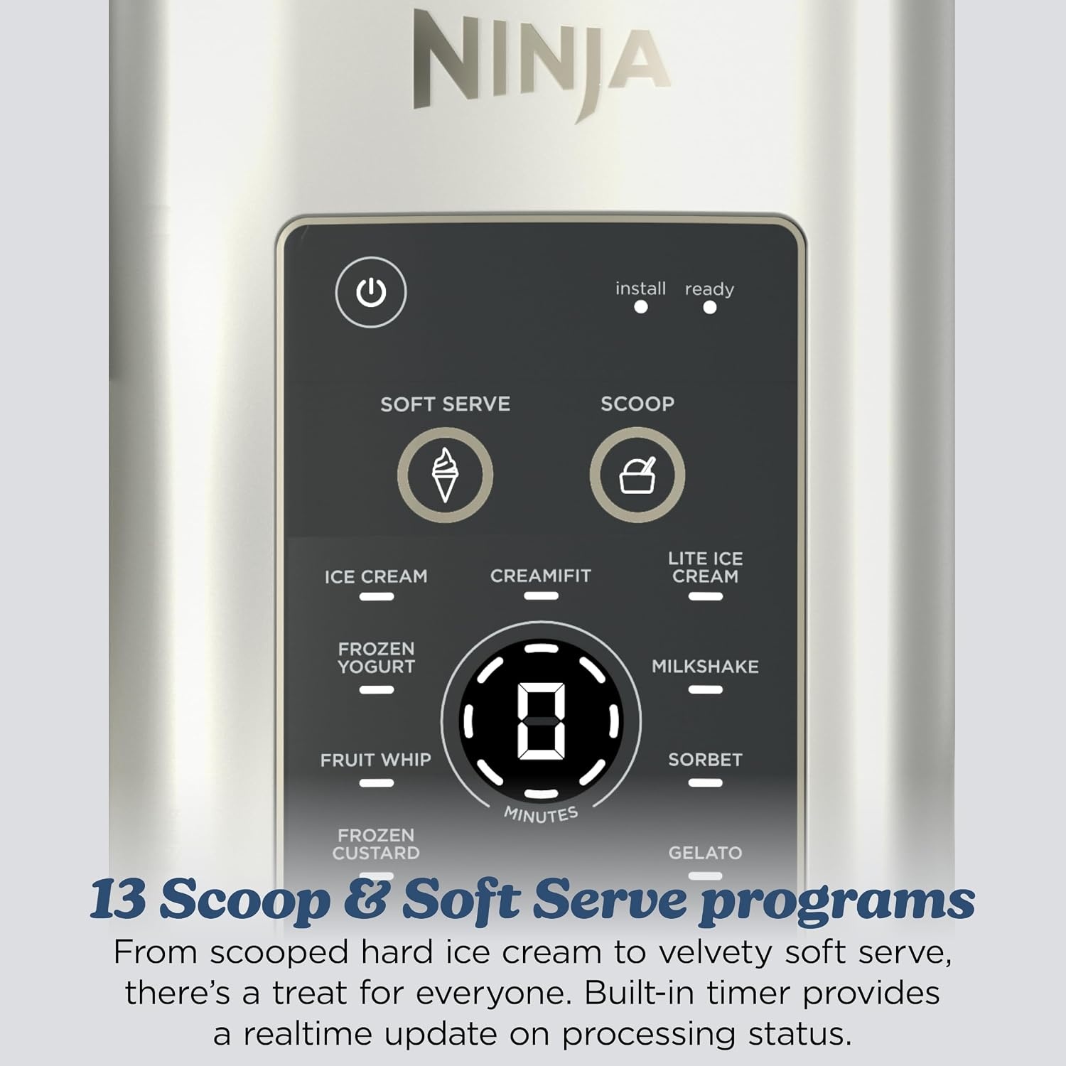 image:imageNinja Creami ScoopampSwirl Ice Cream Maker Amazon Exclusive Bone amp Champagne