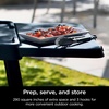 Ninja Adjustable Outdoor Stand, 3 Height Levels, Utensil Holder, Black(Attachable Side Table)