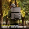 Ninja FrostVault Go Outdoor Flexible 23L Cooler Backpack for 36 Cans with Cold Dry Zone 2 Ice Packs for Hiking Camping Sand Beige FF136EUUKCS